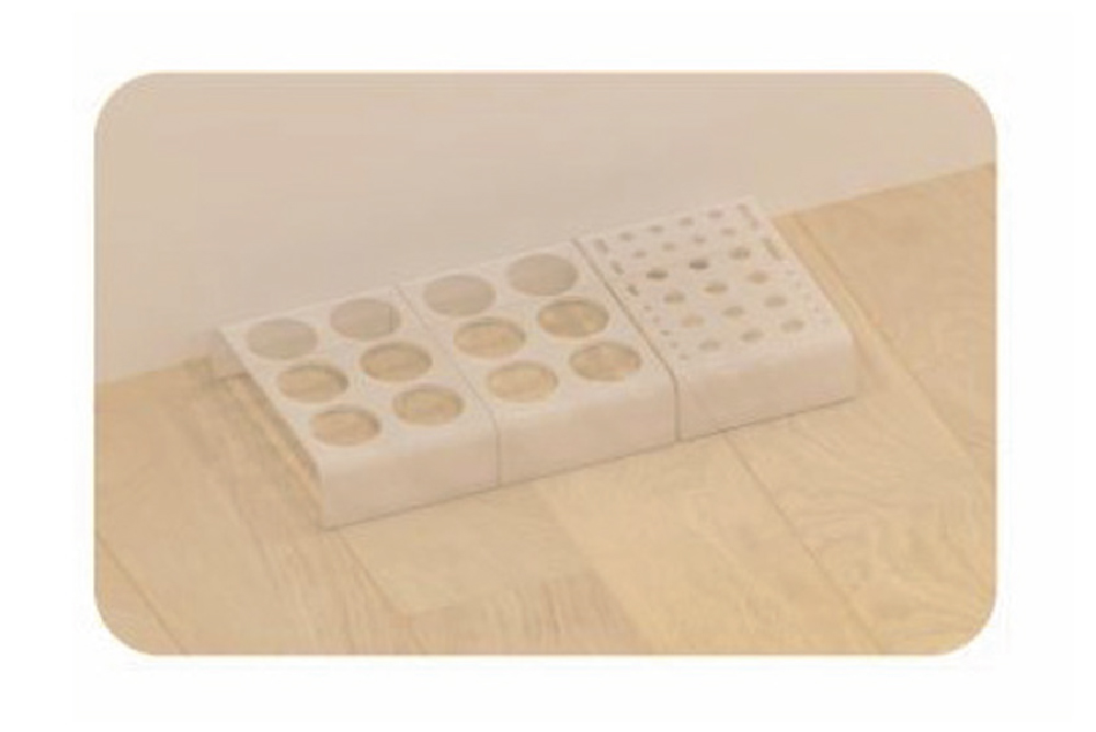 masterkidz 透明壓克力美術顏料收納托盤3件套